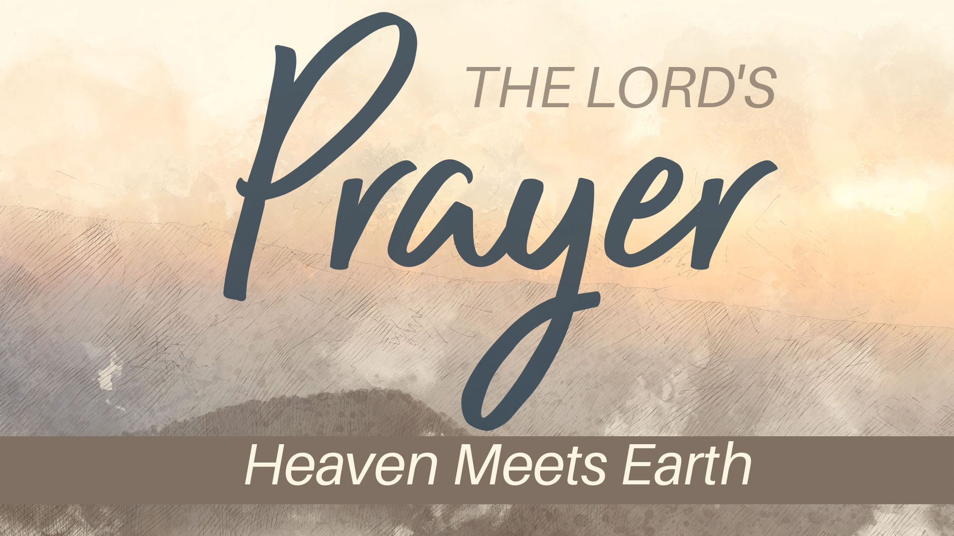 Walk slowly through the first part of the Lord's Prayer and discover the mystery, beauty, and depth of God's heart.