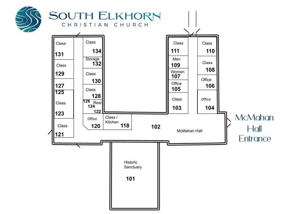 McMahan Hall Wing Map