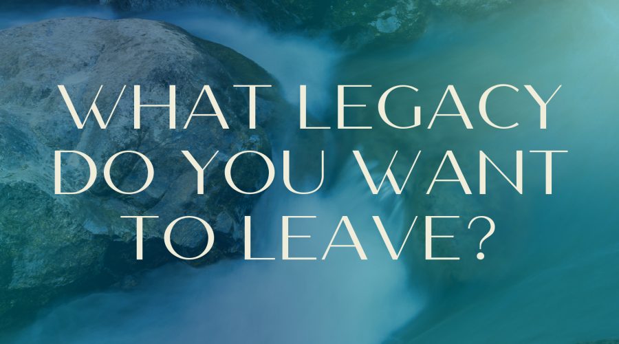 What Legacy Do We Want to Leave?