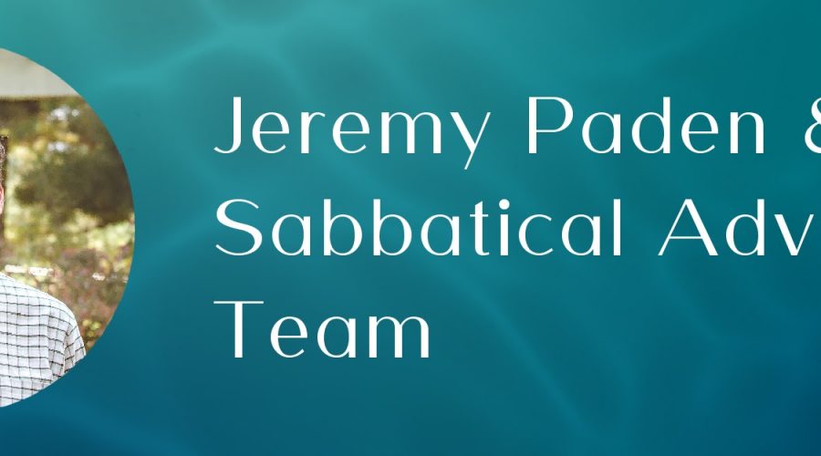 A Letter on Sabbatical