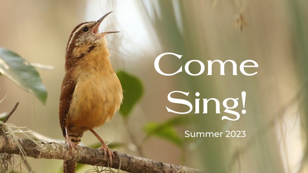 Sing with the Celebration Choir this summer!