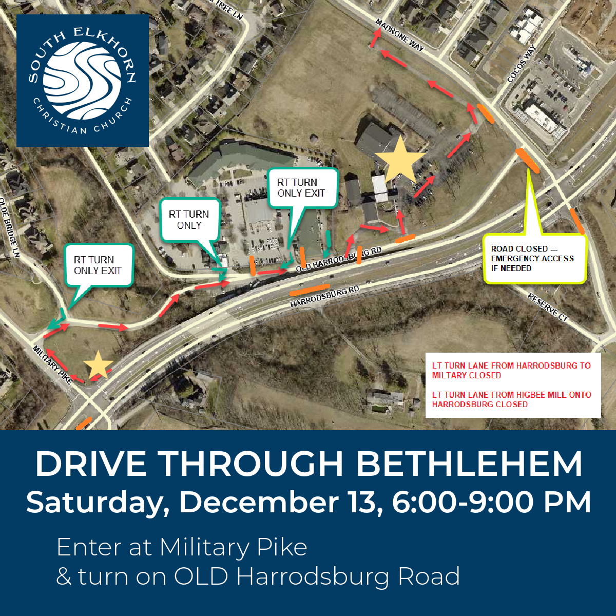 2024 DTB Traffic Route.png Facebook Post