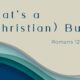 That’s a (Christian) Burn!